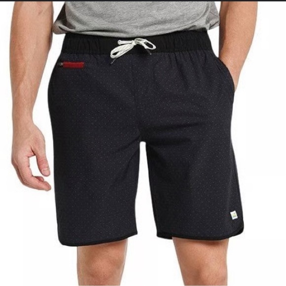 Vuori Performance Polka-Dot Drawstring Hybrid Beach Athletic Shorts Size Small - Picture 1 of 6